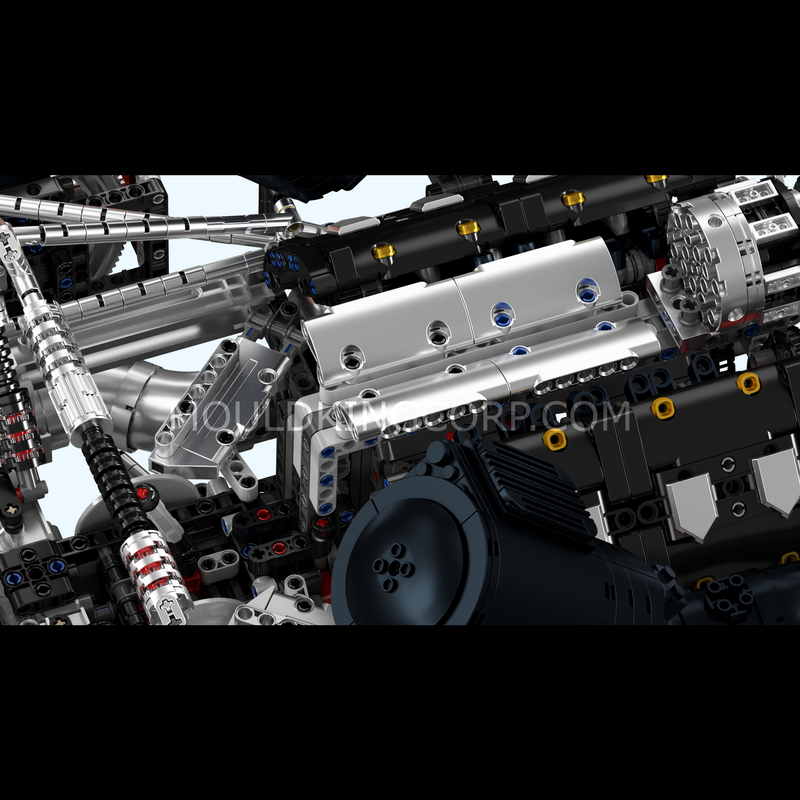 Mould King 10248 JZK V8 Hyper Engine Building Set | 3,192 Pcs