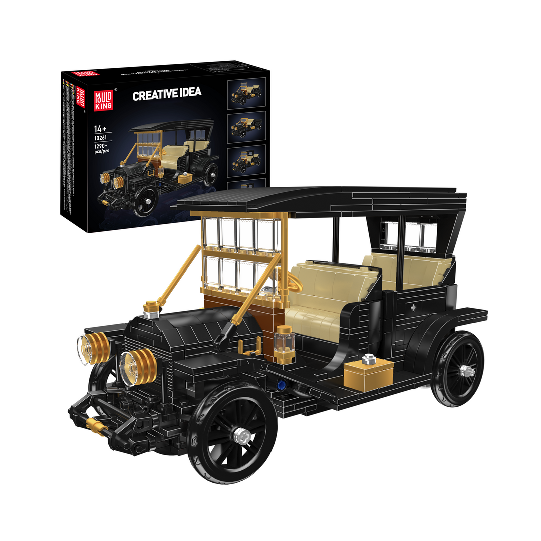 Mould King 10261 1910s Vintage Town Car Building Set | 1,290 Pcs
