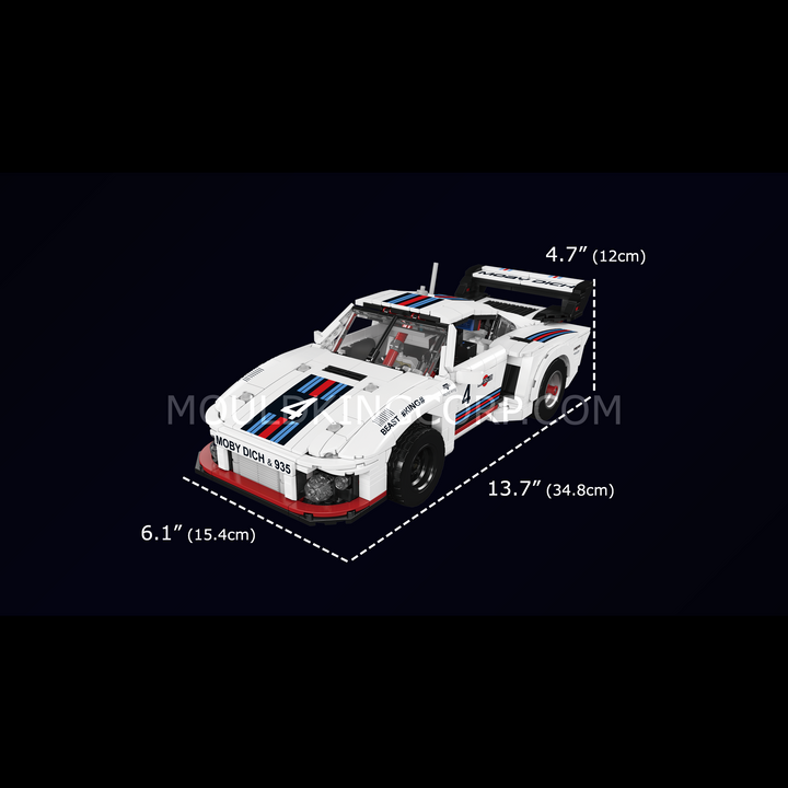 Mould King 10267 935 Racing Car Building Set | 1,443 Pcs