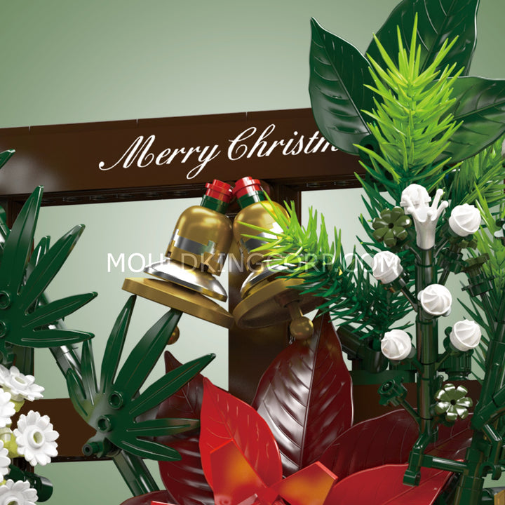 Mould King 10293 Christmas Floral Wall Decor Building Set | 2,004 Pcs