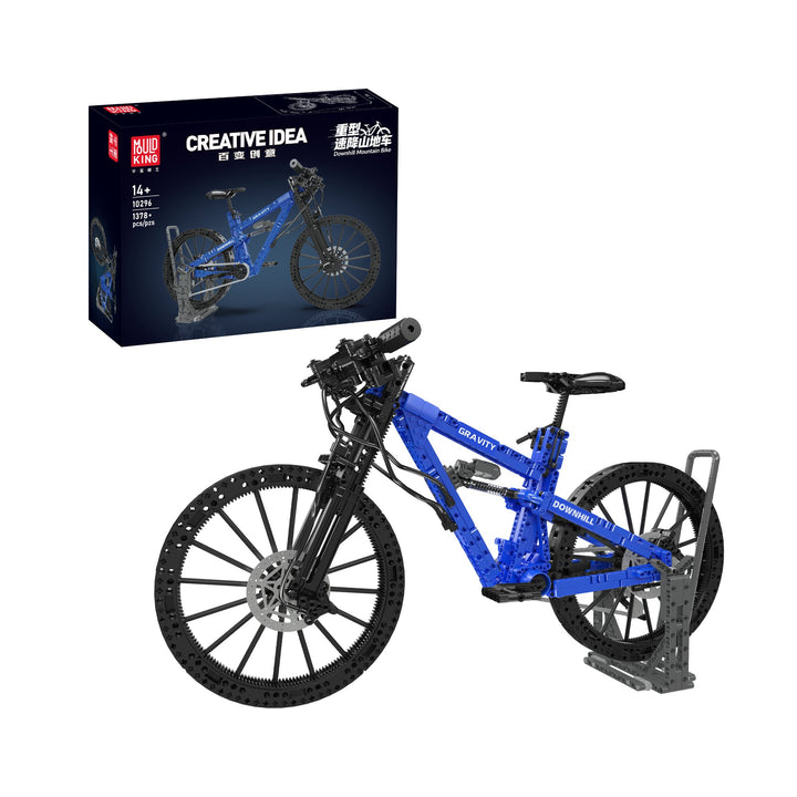 Mould King 10295/10296 Downhill Mountain Bike with Working Brake & Chain Drive Building Set | 1,378 Pcs