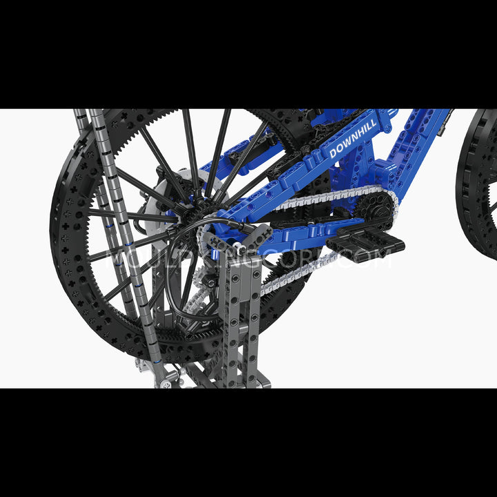 Mould King 10295/10296 Downhill Mountain Bike with Working Brake & Chain Drive Building Set | 1,378 Pcs