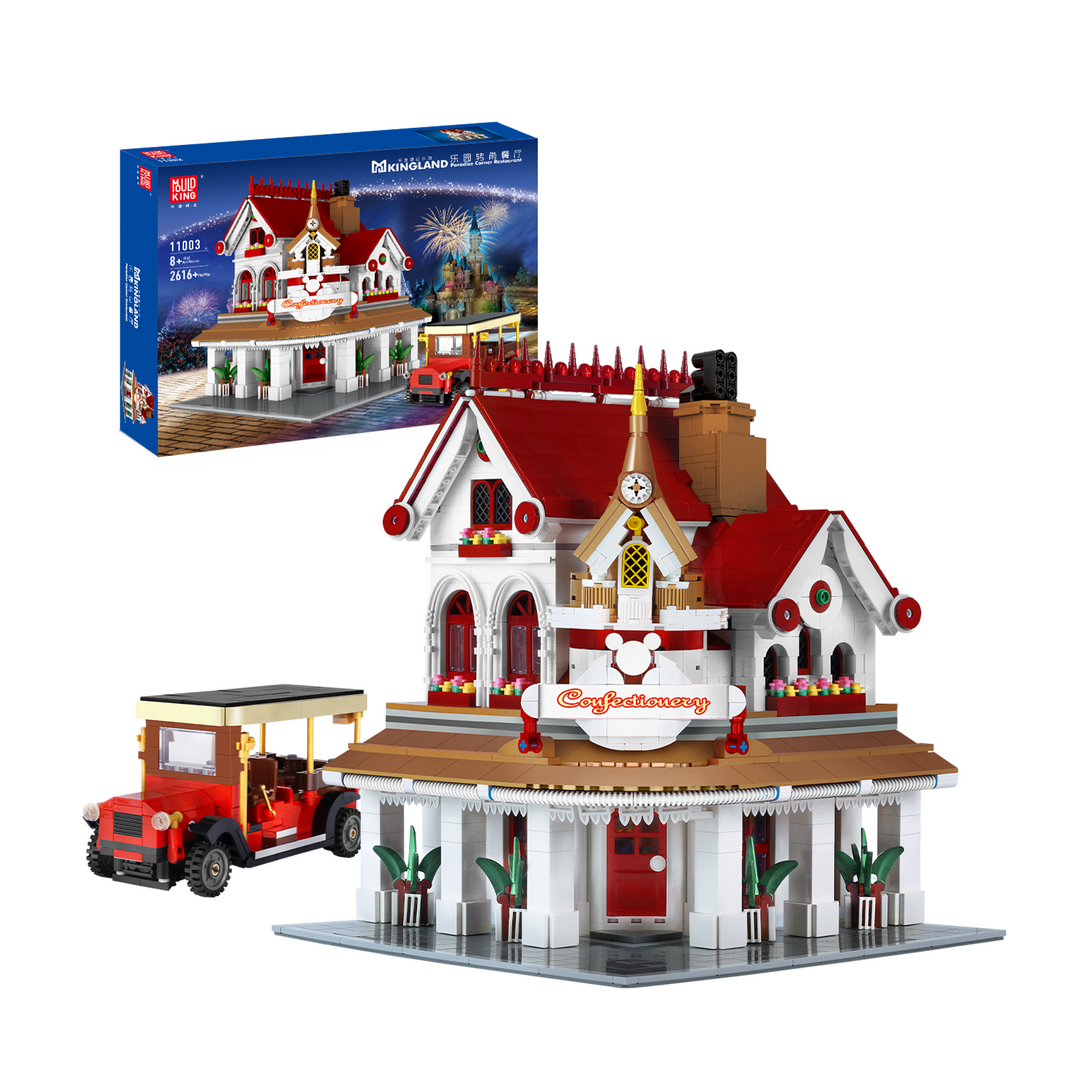 Mould King 11003 U-Star City Fairytale Corner Restaurant Building Set | 2,616 Pcs