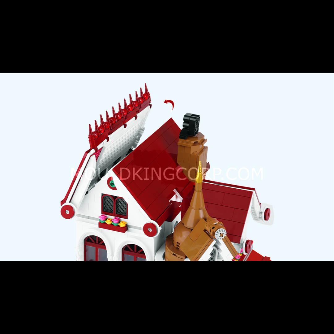 Mould King 11003 U-Star City Fairytale Corner Restaurant Building Set | 2,616 Pcs