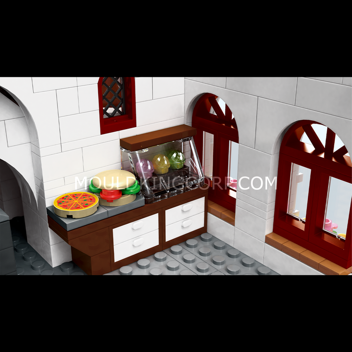 Mould King 11003 U-Star City Fairytale Corner Restaurant Building Set | 2,616 Pcs