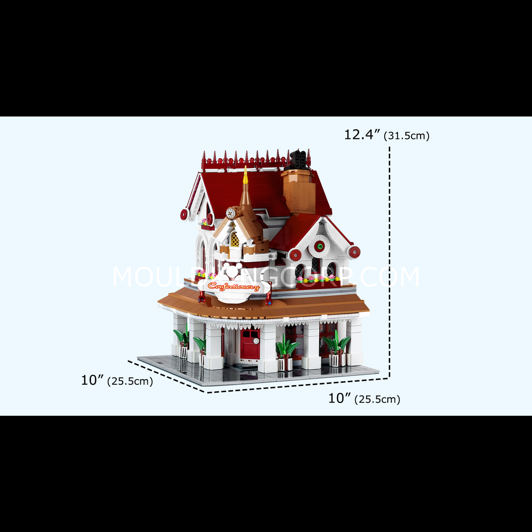 Mould King 11003 U-Star City Fairytale Corner Restaurant Building Set | 2,616 Pcs