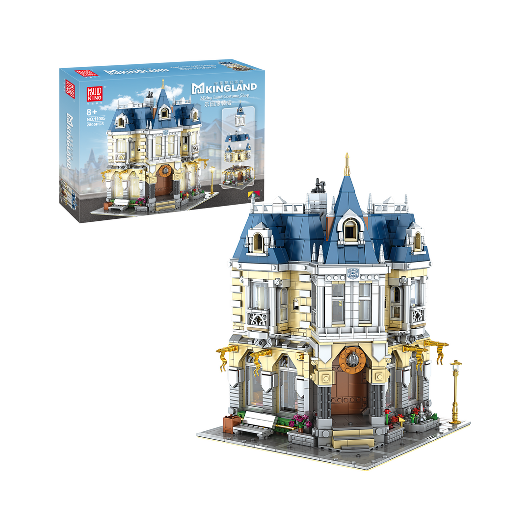 Mould King 11005 European Park Costume Shop Building Set | 2,805 Pcs
