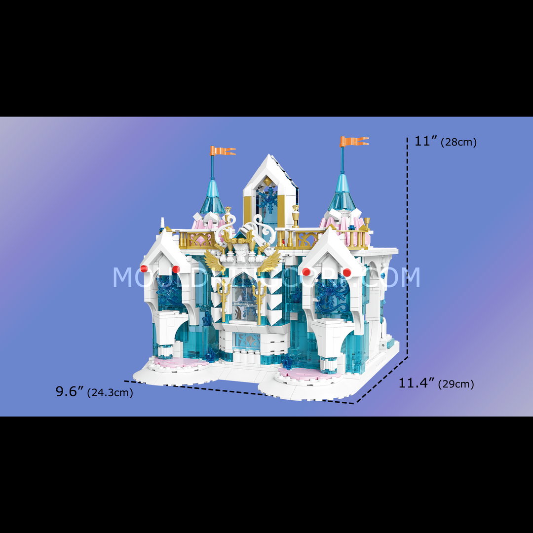 Mould King 11008 Snowflake Ice Palace Building Set | 1,096 Pcs