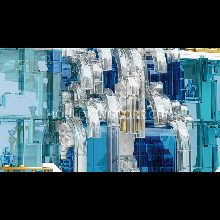Mould King 11009 Crystal Waterfall Building Set | 1,159 Pcs