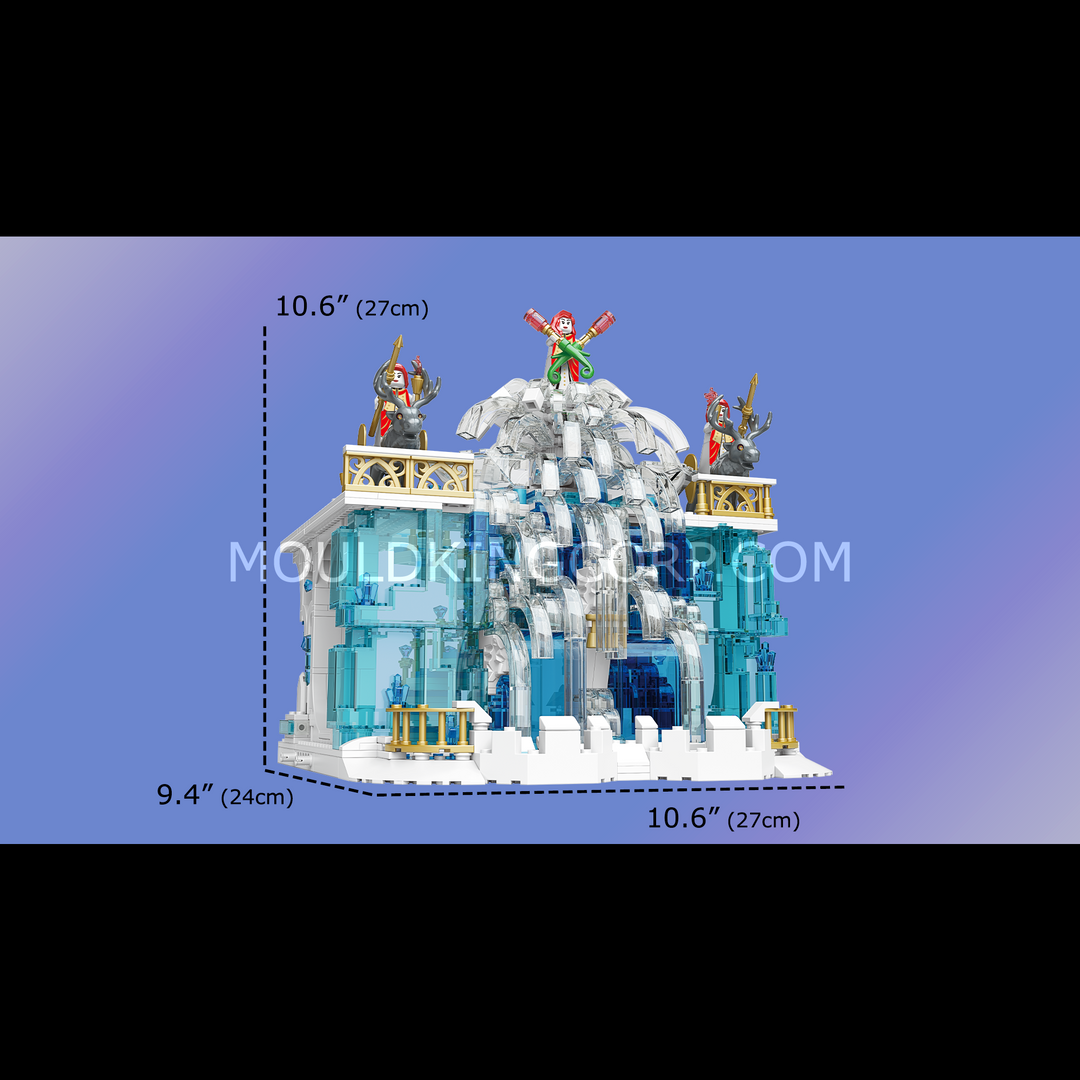 Mould King 11009 Crystal Waterfall Building Set | 1,159 Pcs