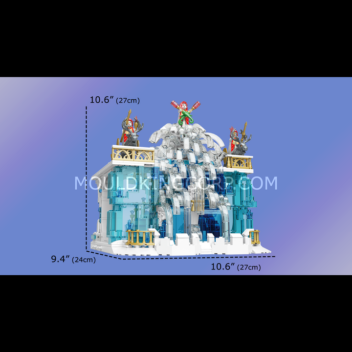 Mould King 11009 Crystal Waterfall Building Set | 1,159 Pcs