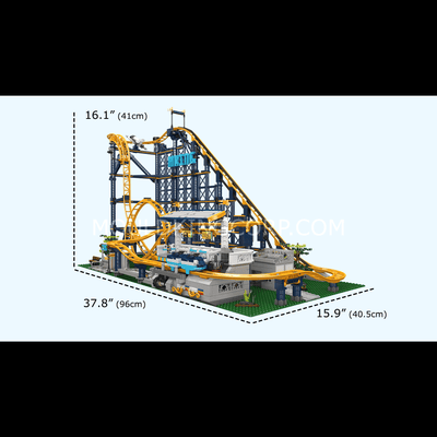 MOULD KING 11012 Motorised Roller Coaster Model Building Set | 3,024 PCS