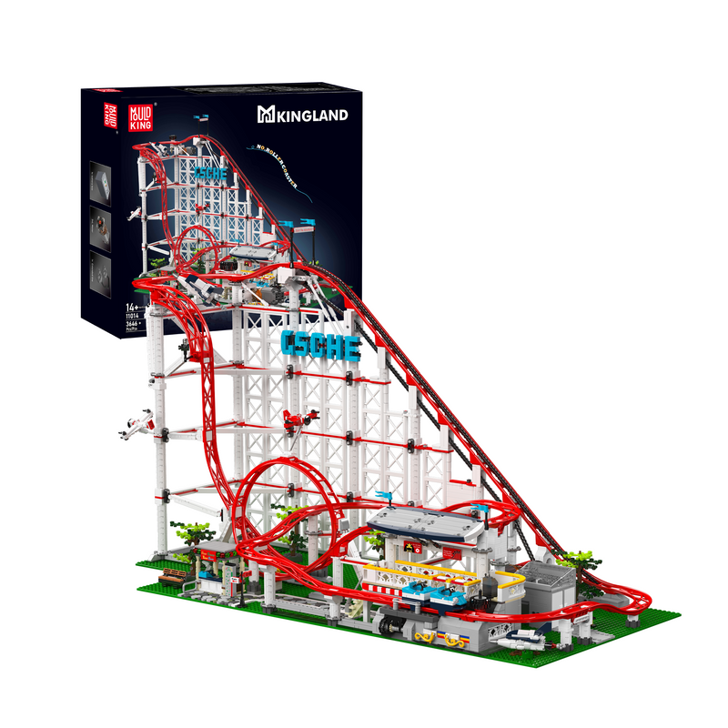 MOULD KING 11014 Motorised Roller Coaster Model Building Set | 3,646 PCS