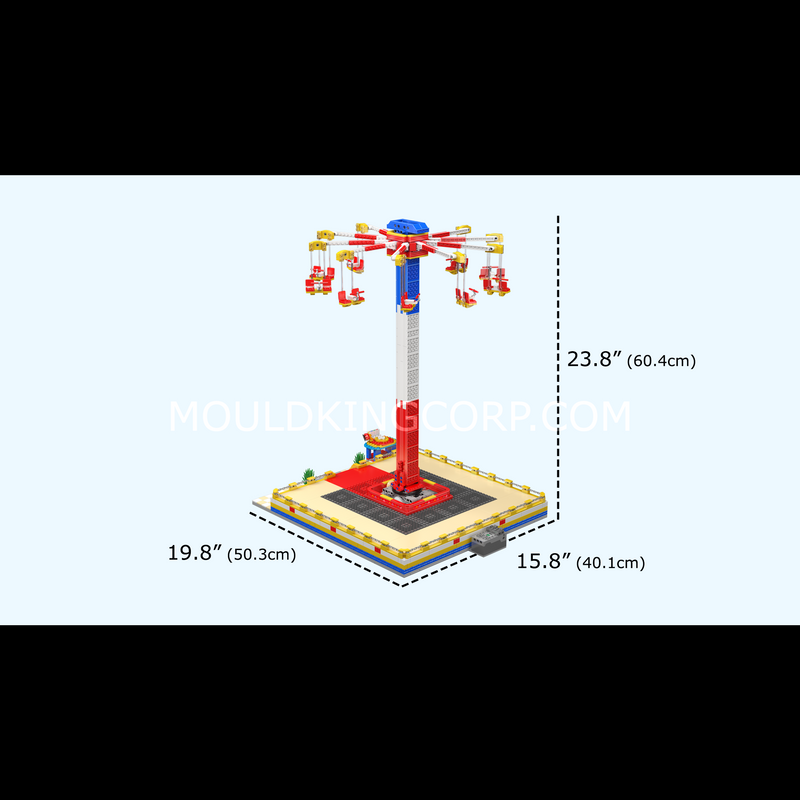Mould King 11016 - Jeu de construction de chaise volante électrique | 1 581 pièces