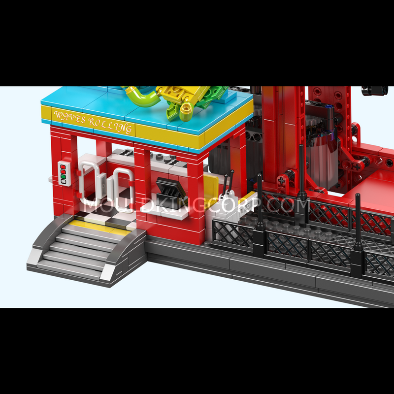Mould King 11019 Electric Rolling Waves Ride Building Set | 2,118 Pcs
