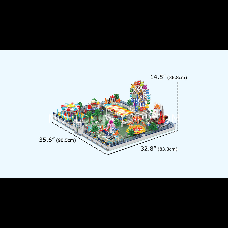 Mallenkoning 11022 Grote Pretpark Bouwset | 5.220 Stuks