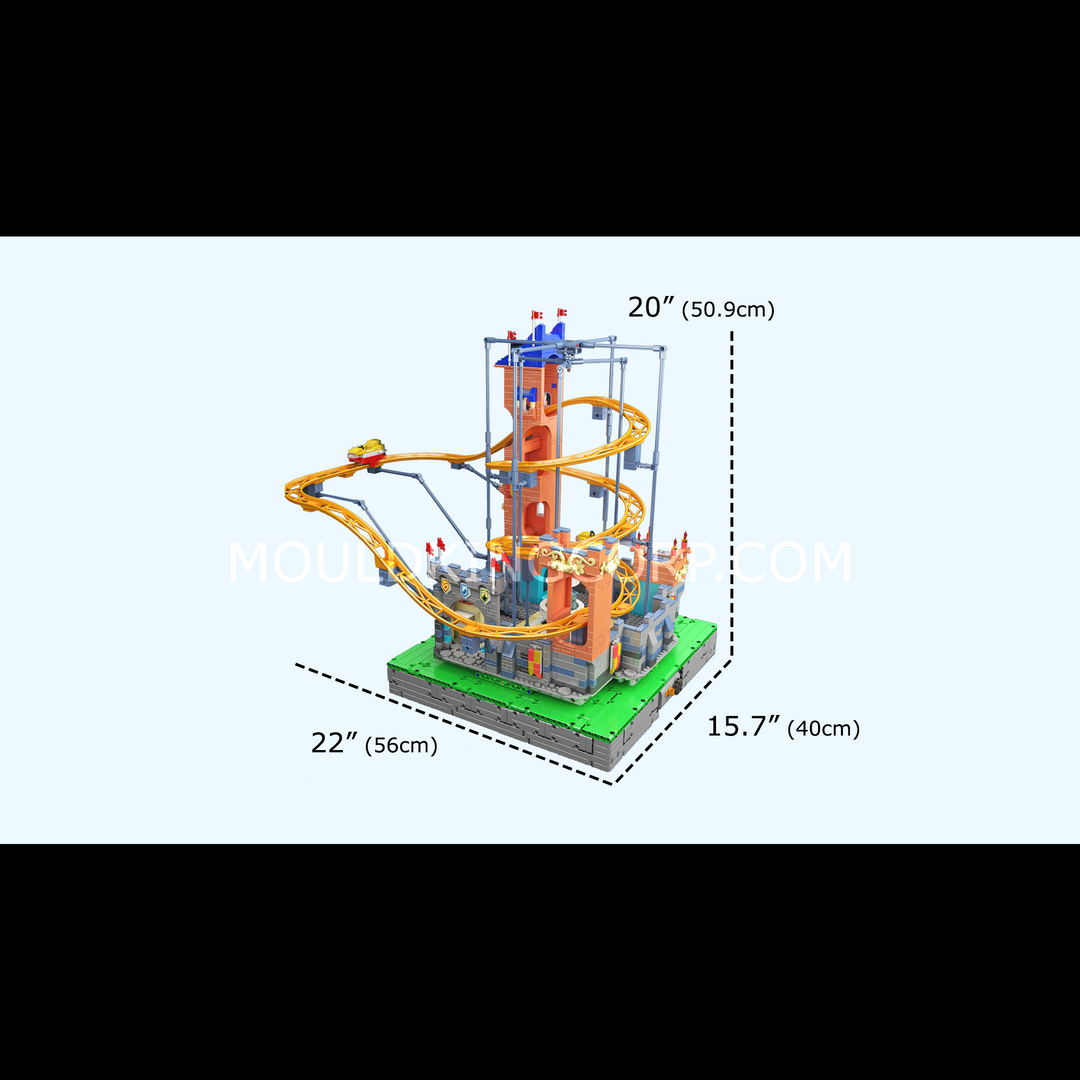 Mould King 11023 Castle Roller Coaster Building Set | 2,584 Pcs