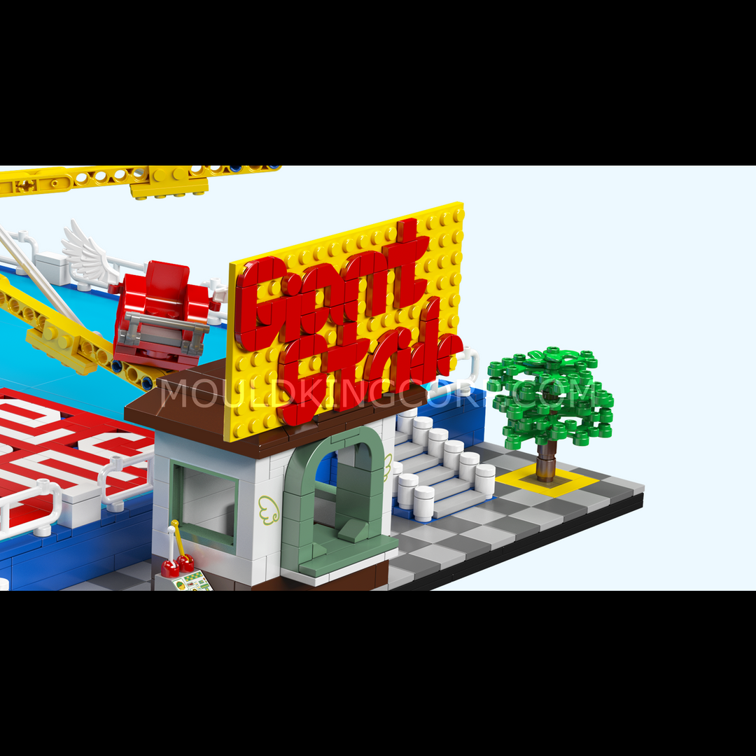 Mould King 11028 Motorized Dolphin Spin Ride Building Set | 1,893 Pcs