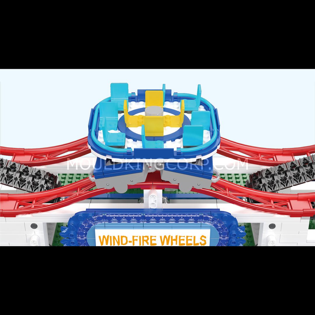 Mould King 11030 Motorized Roller Coaster Building Set | 2,262 Pcs
