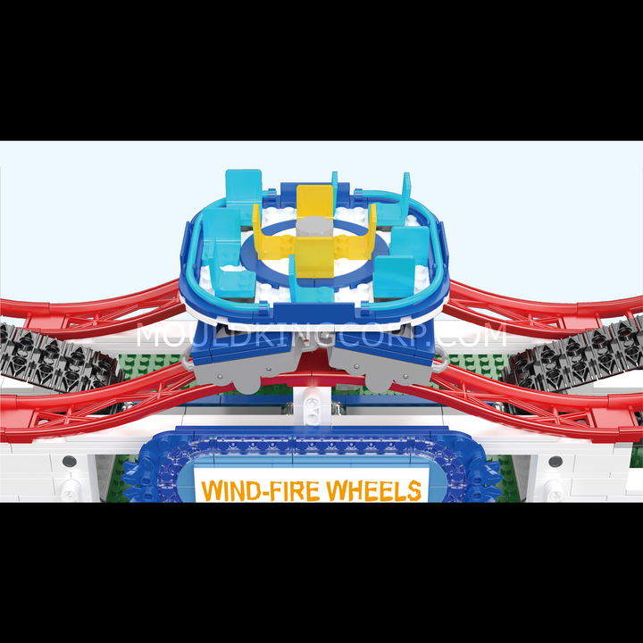 Mould King 11030 Motorized Roller Coaster Building Set | 2,262 Pcs