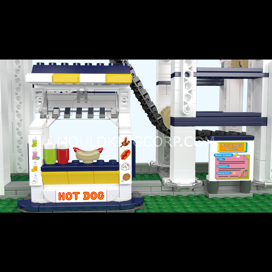 Mould King 11030 Motorized Roller Coaster Building Set | 2,262 Pcs