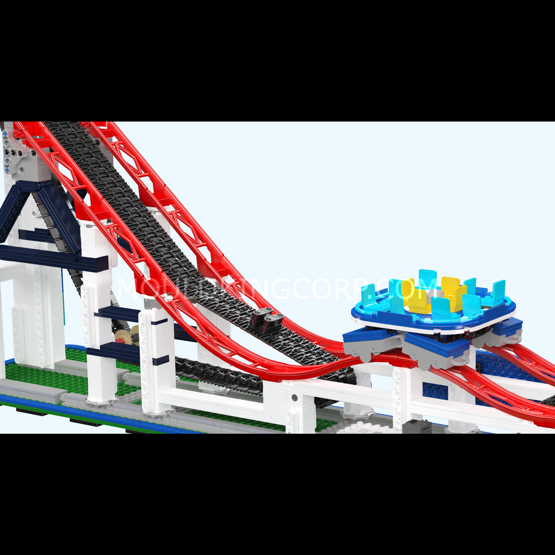 Mould King 11030 Motorized Roller Coaster Building Set | 2,262 Pcs