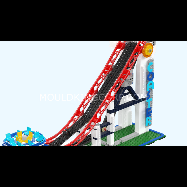 Mould King 11030 Motorized Roller Coaster Building Set | 2,262 Pcs