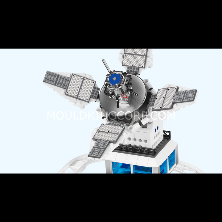 ould King 11033 Motorized Space Roller Coaster & Lunar Base Building Set | 2,694 Pcs