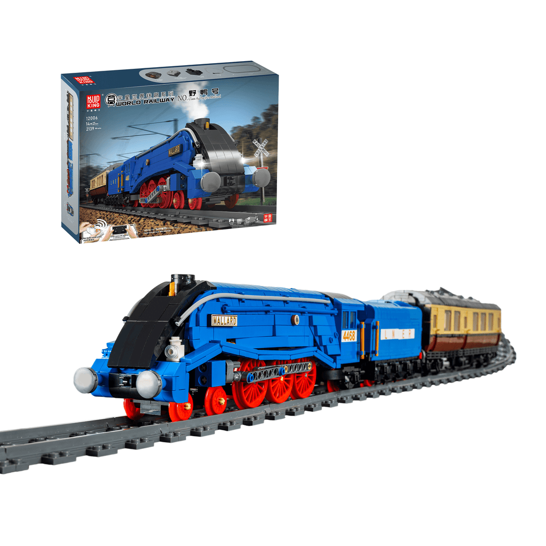 MOULD KING 12006 Dampflokomotive Klasse A4 Pacific Mallard, Bausatz | 2.139 Teile