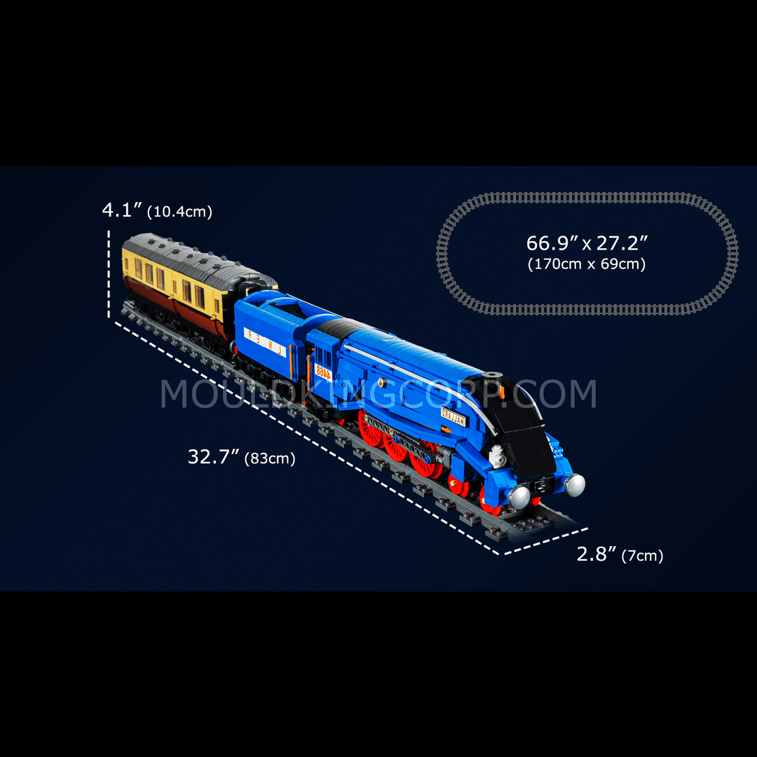 MOULD KING 12006 Dampflokomotive Klasse A4 Pacific Mallard, Bausatz | 2.139 Teile