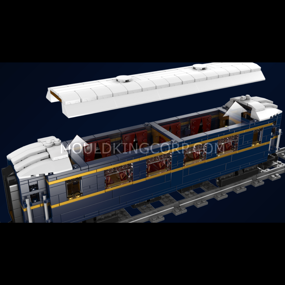 MOULD KING 12007 BR18 201 German Express Train Remote Controlled Building Set | 2,348 PCS
