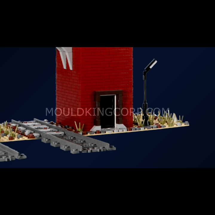 Mould King 12009 Railway Signal Tower Building Set | 1,809 Pcs