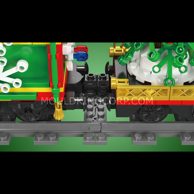 MOULD KING 12012 Christmas Train with Light & Music Buidling Set | 1,457 PCS