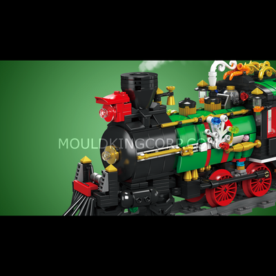 MOULD KING 12012 Christmas Train with Light & Music Buidling Set | 1,457 PCS