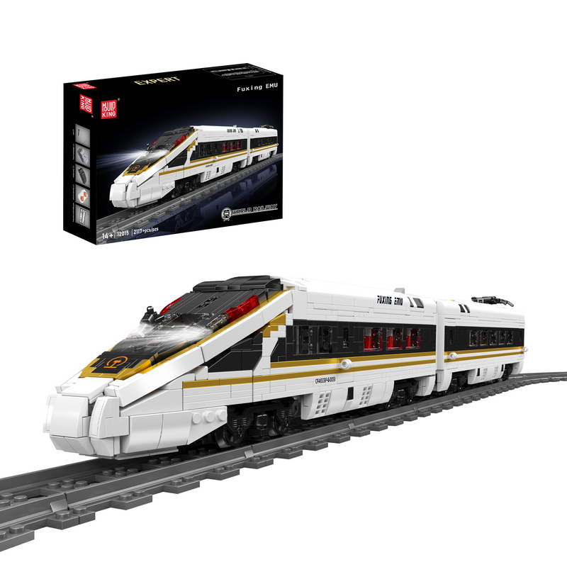 Mallenkoning 12015 Fuxing EMU hogesnelheidstrein bouwset | 2.117 delig