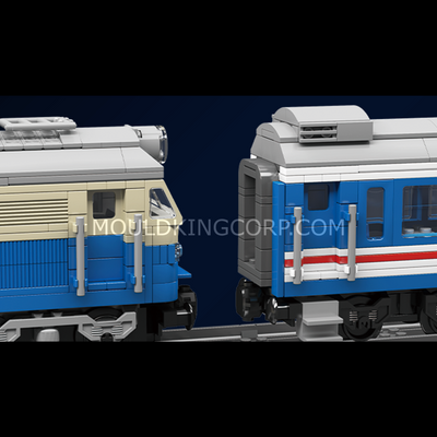 Mould King 12022 DF4B Ferngesteuerter Diesellokomotiv-Bausatz | 1.212 Teile