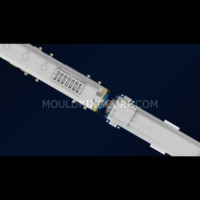 Mould King 12022 DF4B Ferngesteuerter Diesellokomotiv-Bausatz | 1.212 Teile