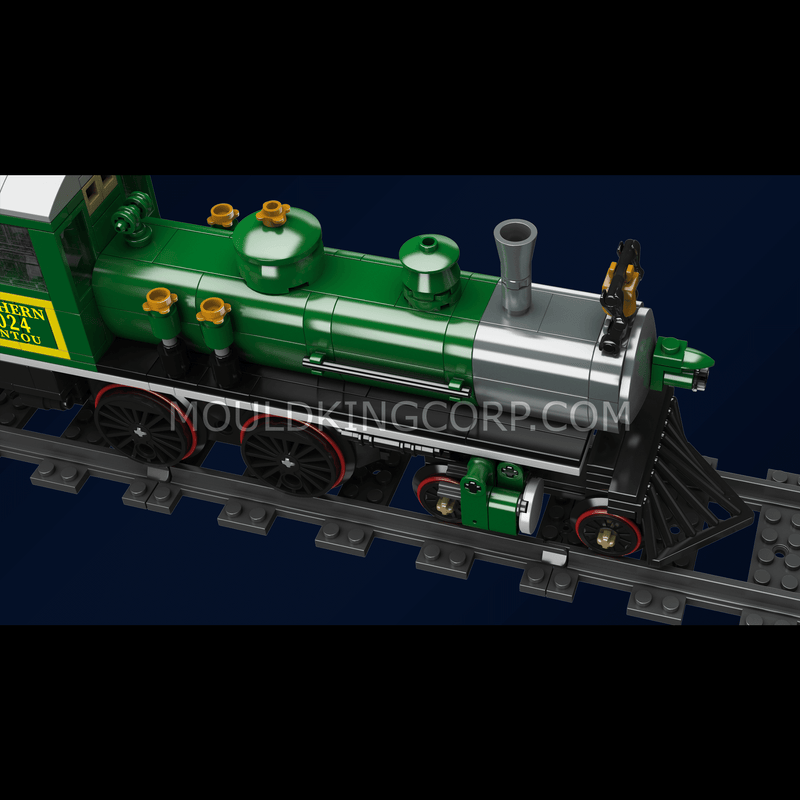 Mould King 12024 4-4-0 Steam Locomotives Building Set | 1,212 PCS