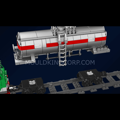 Mould King 12026 HXN 3 Diesel Locomotive Building Set | 1,090 Pcs
