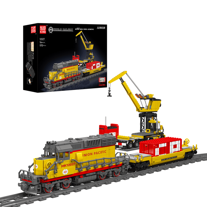 Mould King 12027 SD40-2 Diesel Locomotive Building Set | 1,257 Pcs