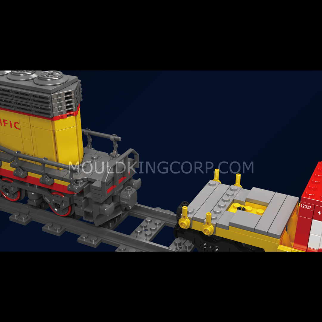 Mould King 12027 SD40-2 Diesel Locomotive Building Set | 1,257 Pcs