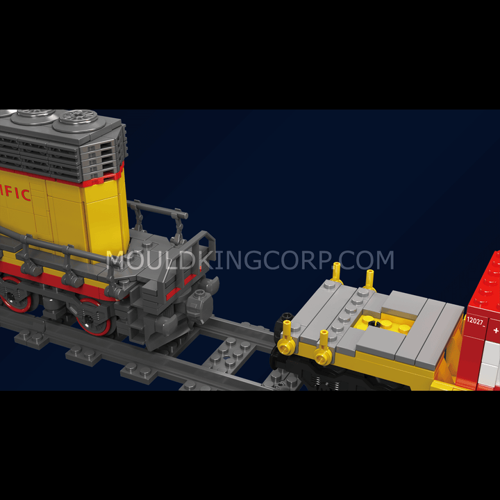 Mould King 12027 SD40-2 Diesel Locomotive Building Set | 1,257 Pcs