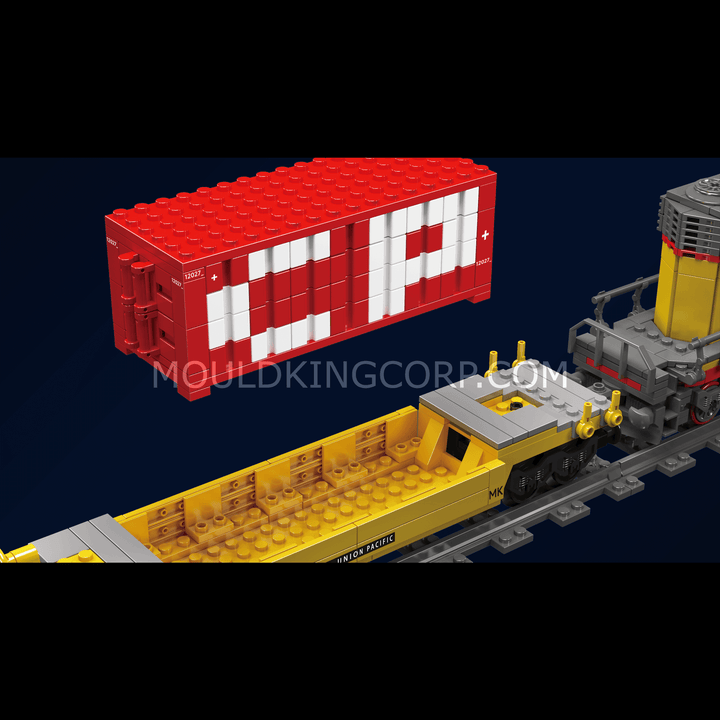 Mould King 12027 SD40-2 Diesel Locomotive Building Set | 1,257 Pcs