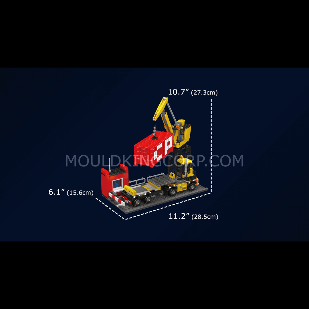 Mould King 12027 SD40-2 Diesel Locomotive Building Set | 1,257 Pcs