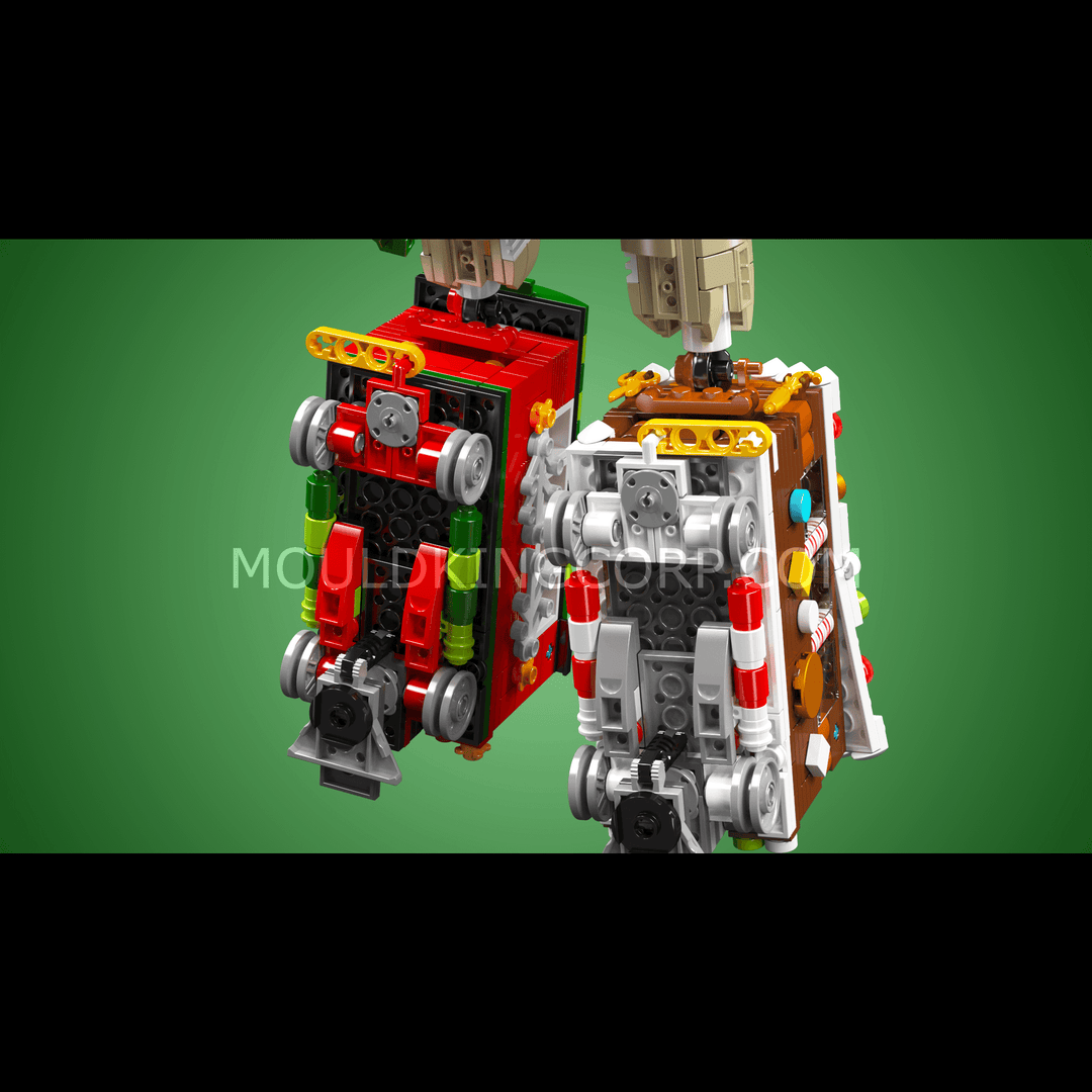 Mould King 12028 2in1 Transformer Weihnachtszug Bausatz | 1.522 Teile
