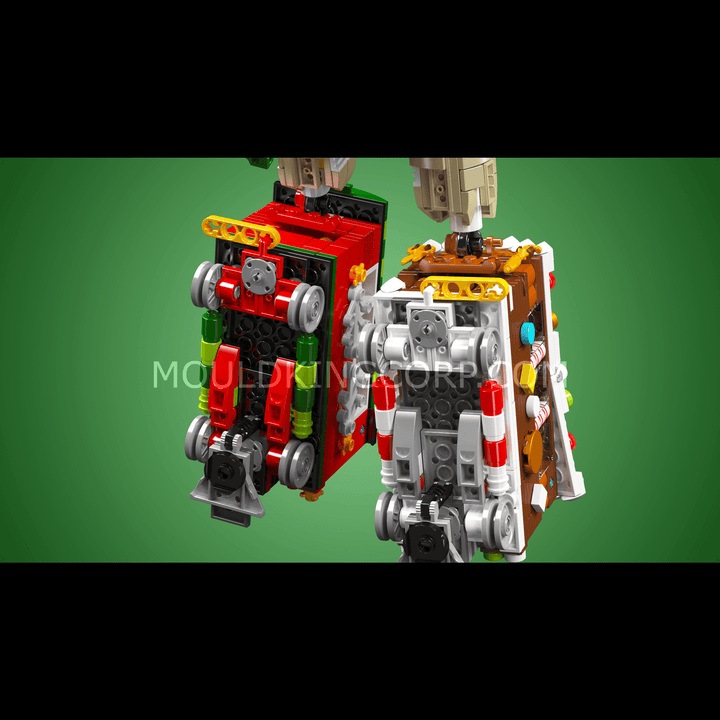 Mould King 12028 2in1 Transformer Weihnachtszug Bausatz | 1.522 Teile