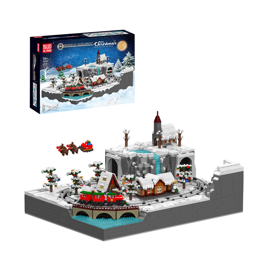 Mould King 12029 Christmas Train Wonderland Building Set | 4,232 Mould King 12029 Christmas Train Wonderland Building Set | 4,232
