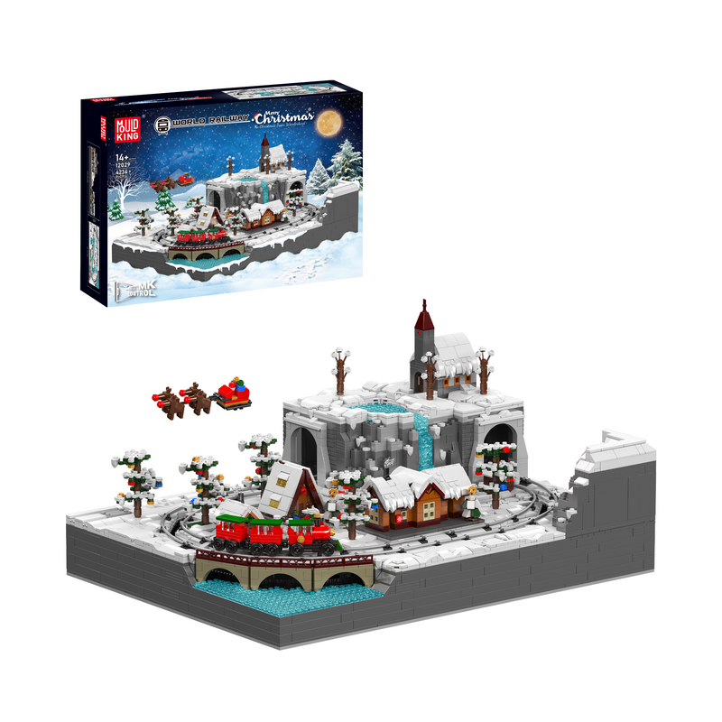 Mould King 12029 Christmas Train Wonderland Building Set | 4,232 Pcs