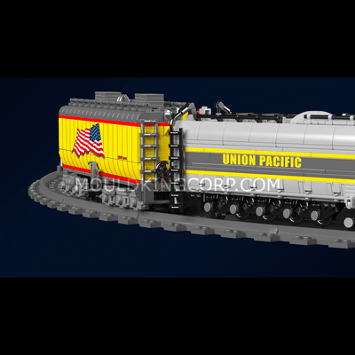 Mallenkoning 12031 Union Pacific 844 stoomlocomotief bouwset | 3.357 stuks