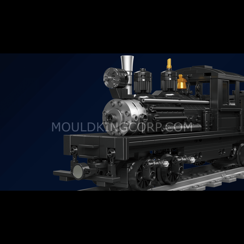 Mould King 12032 Shay-type Steam Locomotive Building Set | 880 Pcs